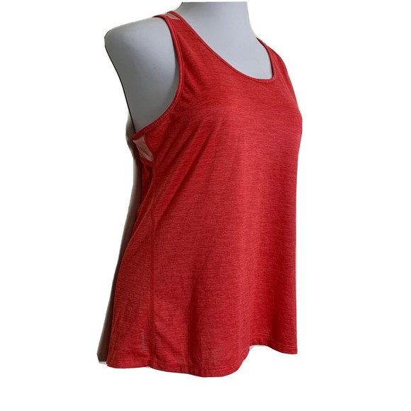 The North Face Women’s L Tank Racerback Workout Active Top Flash dry Orange - Picture 1 of 11
